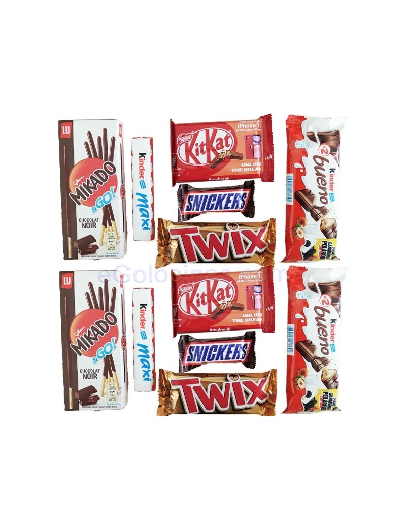 CAJA REGALO CHOCO LOVERS 12 Chocolatinas