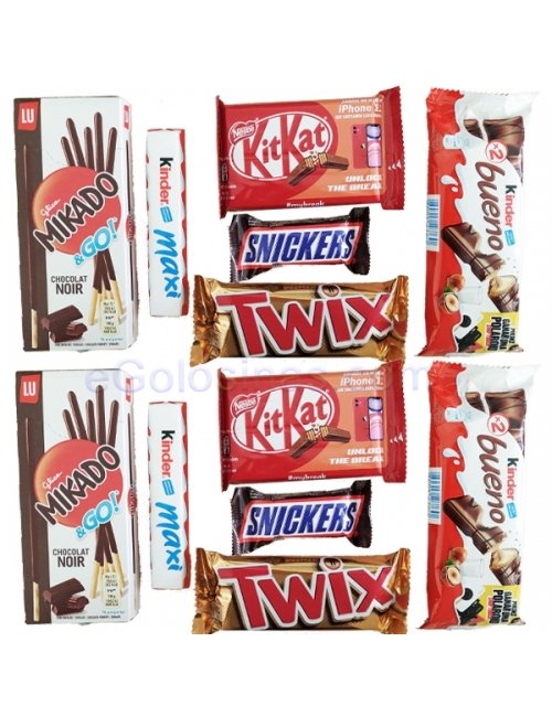 CAJA REGALO CHOCO LOVERS 12 Chocolatinas