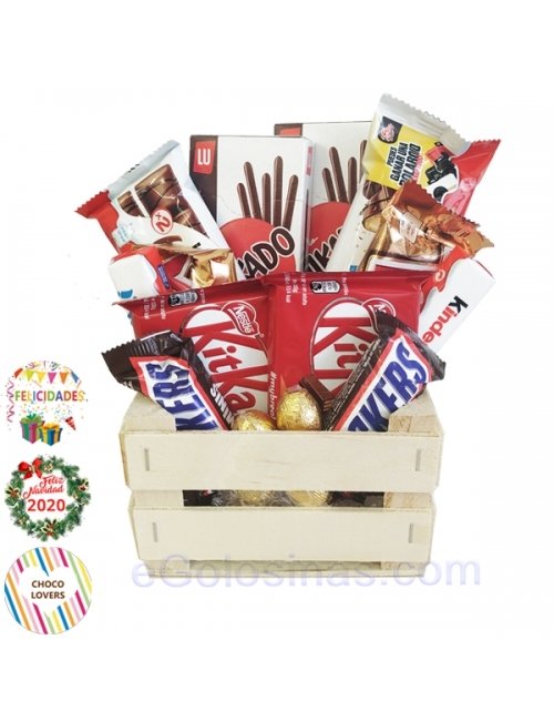 CAJA REGALO CHOCO LOVERS 12 Chocolatinas