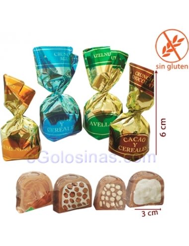 BOMBONES SURTIDO FLECO 1kg VALDELICE (70uds aprox)