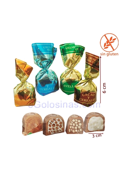 BOMBONES SURTIDO FLECO 1kg VALDELICE (70uds aprox)