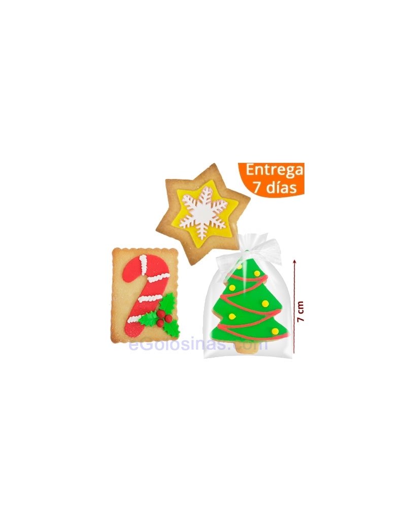 Galleta Navidad Árbol, Bastón y Estrella...