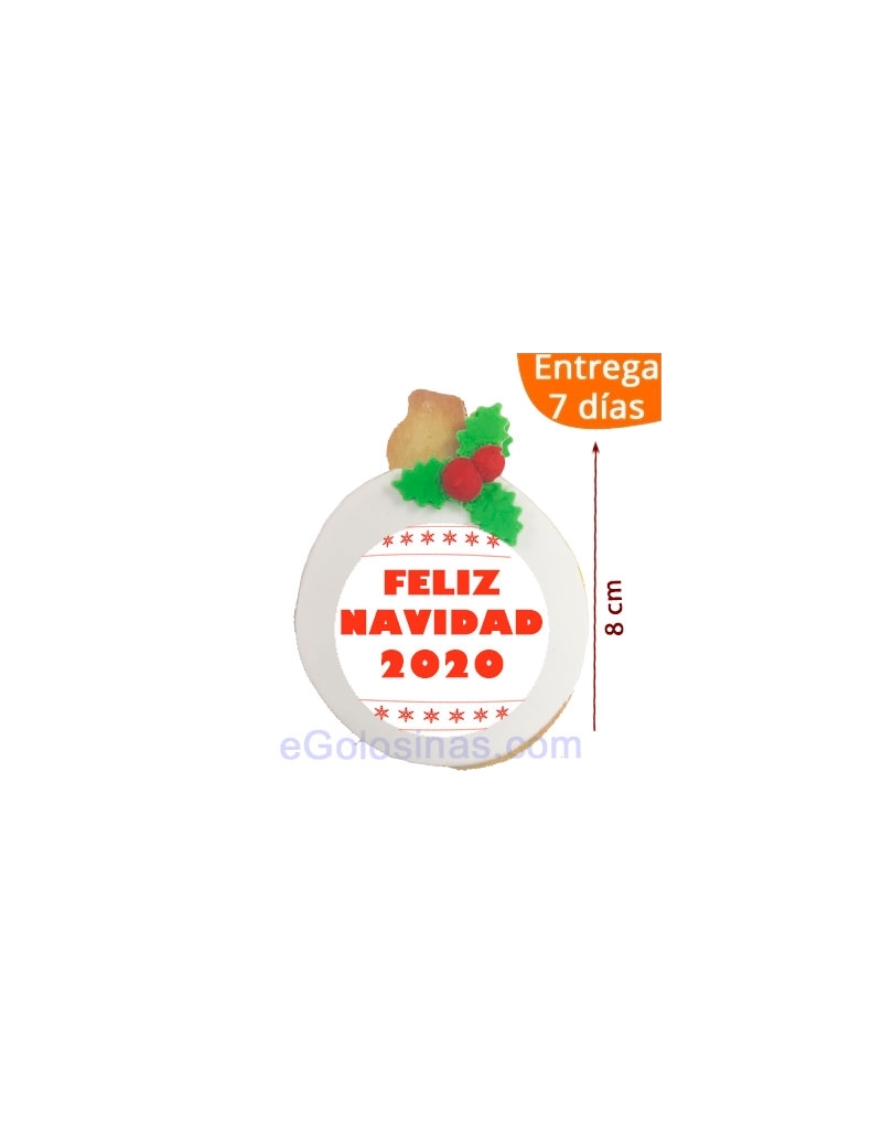 GALLETAS BOLAS DE NAVIDAD personalizadas