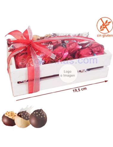 BANDEJA MADERA 300gr BOMBONES personalizable