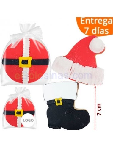 GALLETA PAPANOEL, GORRO y BOTAS Personalizables