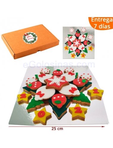 Caja Galletas Surtidas Navidad Estrella 1Ud
