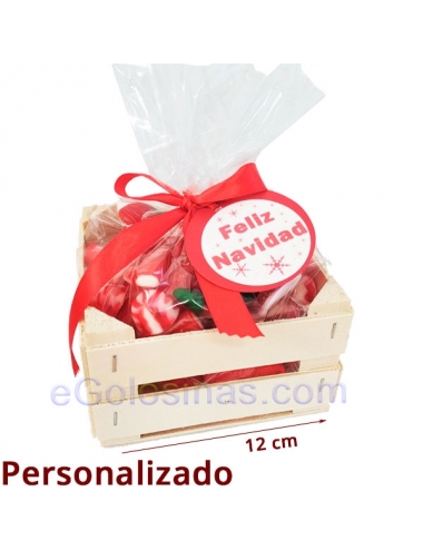 Caja chuches feliz navidad personalizada – Las Cosas de Gina