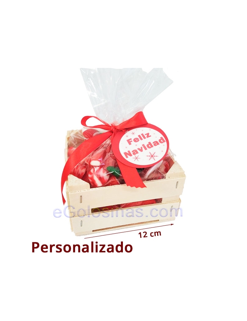 CAJA MADERA REGALO 500Gr CHUCHES