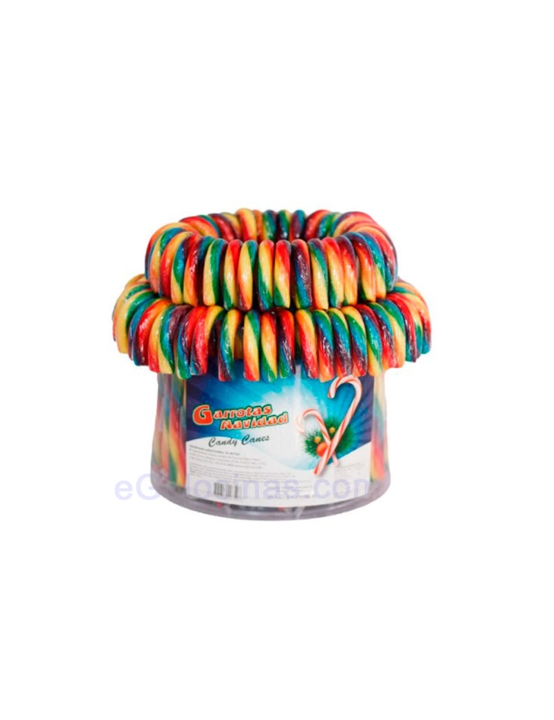 BASTON NAVIDAD COLORES GRANDE 25gr 96uds