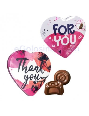 CAJA BOMBONES LOVE 100gr 18 bombones