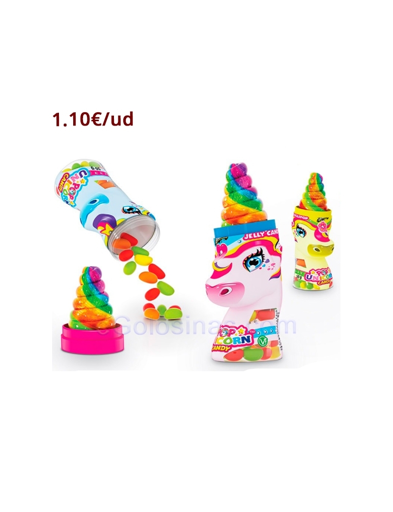EXPOSITOR UNICORNIO POP CANDY 18uds