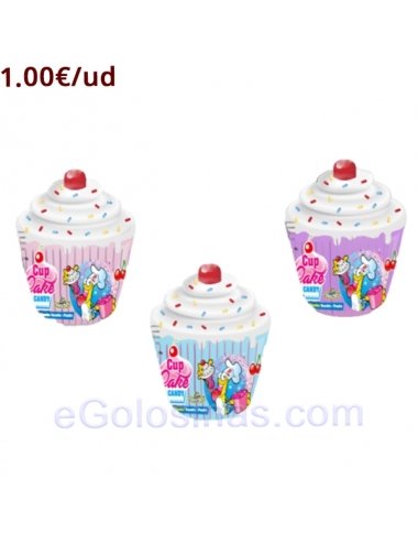 CUP CAKE CANDY CARAMELO + PICA PICA 40gr 12uds