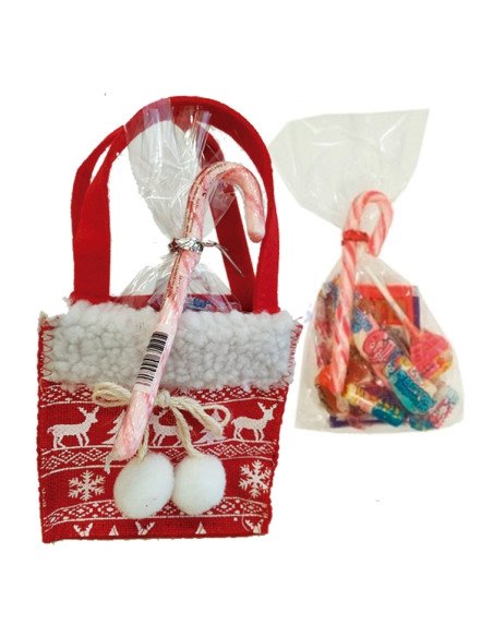 BOLSA NAVIDAD con CHUCHES Y BASTON
