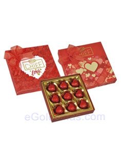 CAJA BOMBONES LOVE CORAZON 108gr CHOCODAY