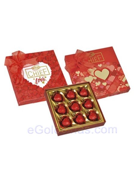 CAJA BOMBONES LOVE CORAZON 108gr CHOCODAY
