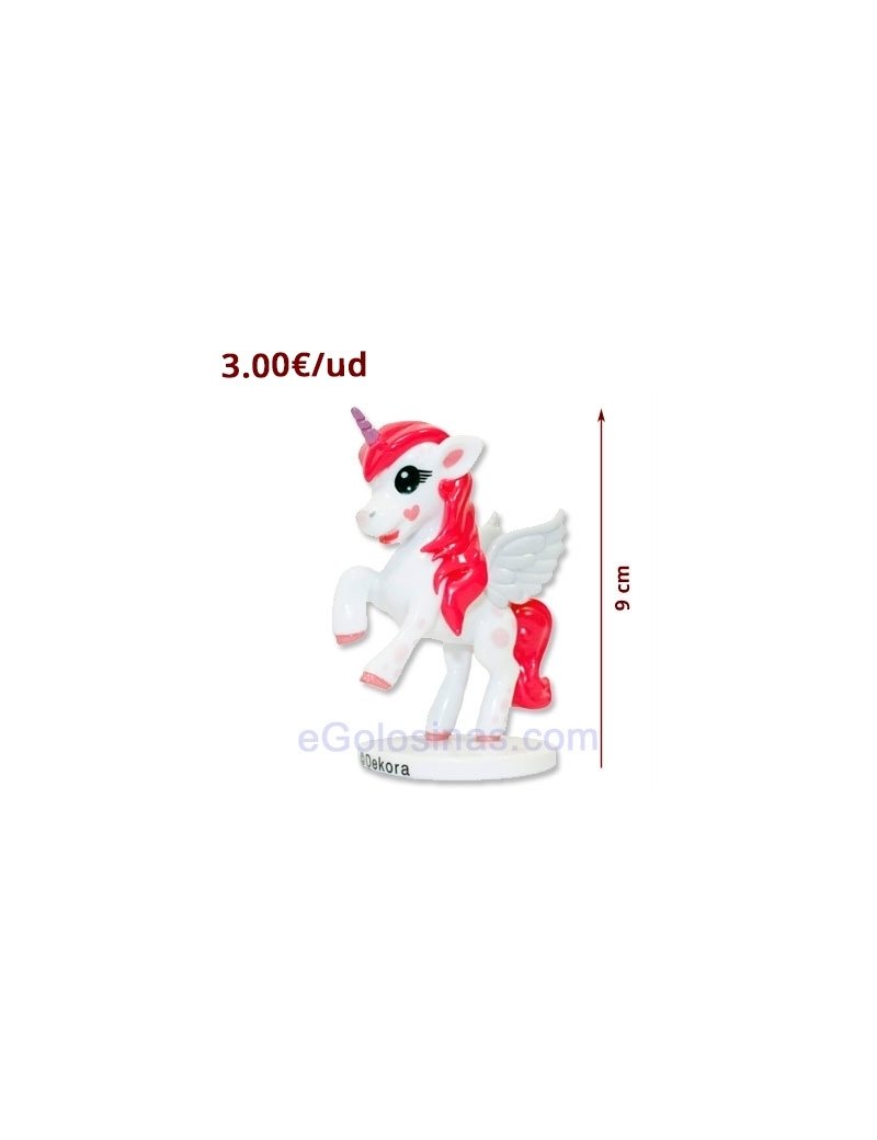 MUÑECOS PVC UNICORNIOS 6uds DEKORA