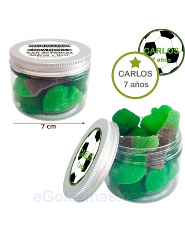 TARRO CHUCHES VERDES 120gr personalizada