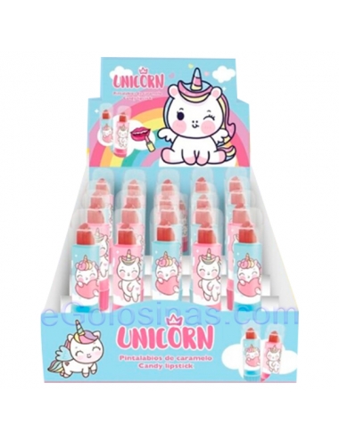 PINTALABIOS CARAMELO UNICORNIO 20uds