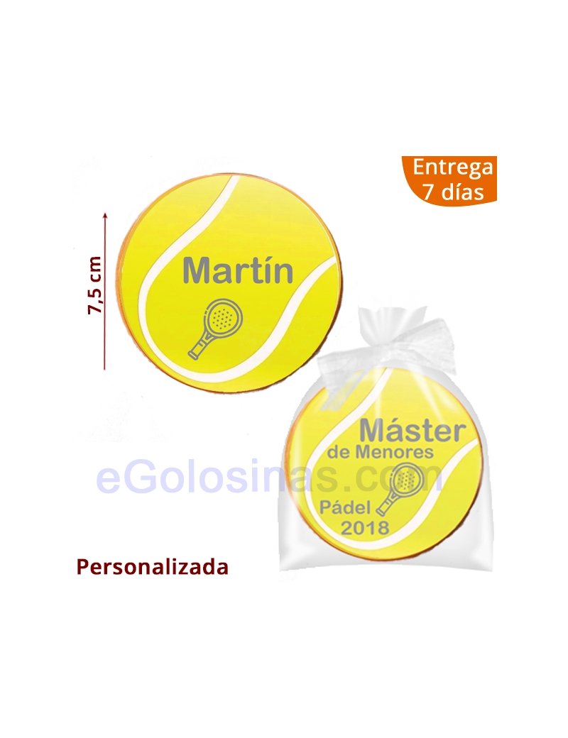GALLETAS TENIS O PADEL personalizadas