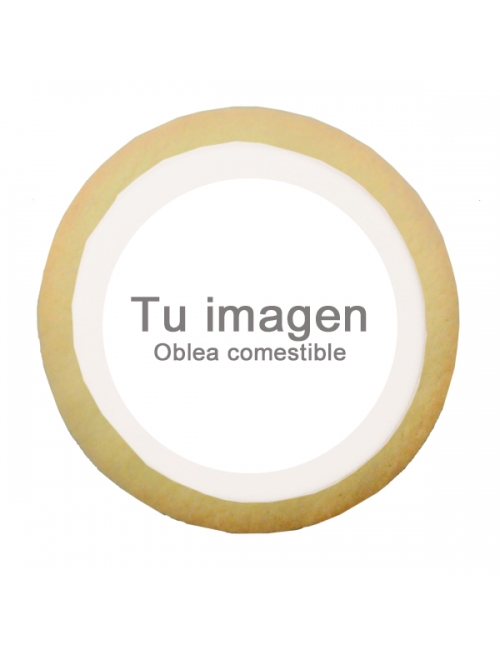 GALLETAS REDONDAS LISAS PERSONALIZADAS IMAGEN