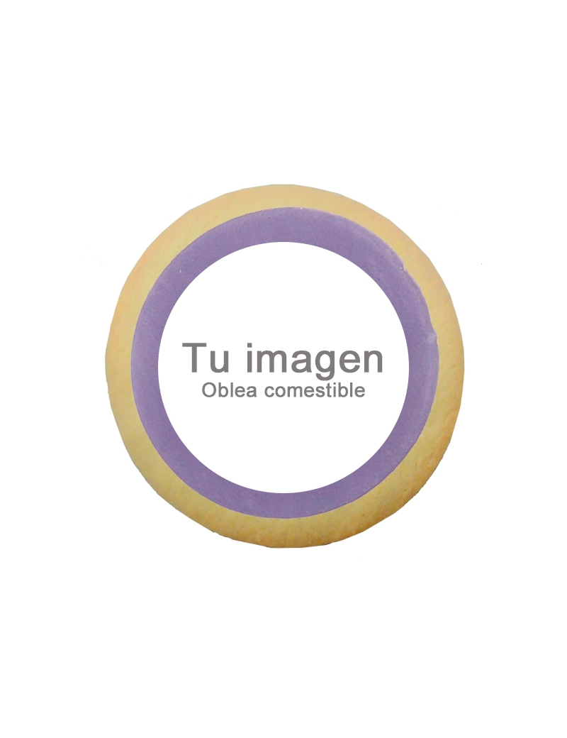 GALLETAS REDONDAS LISAS PERSONALIZADAS IMAGEN