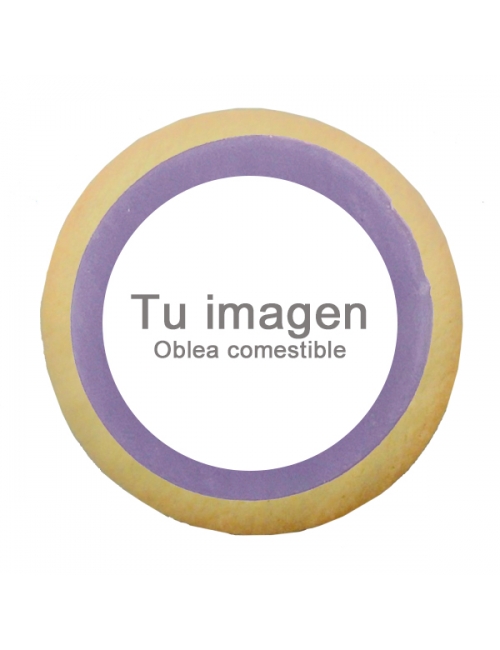GALLETAS REDONDAS LISAS PERSONALIZADAS IMAGEN