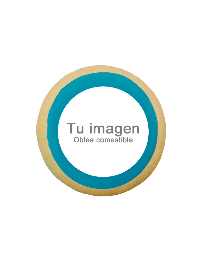 GALLETAS REDONDAS LISAS PERSONALIZADAS IMAGEN