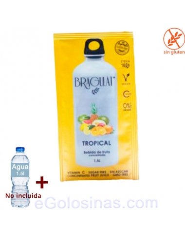 SOBRES TROPICAL BEBIDA SOLUBLE 15uds BRAGULAT