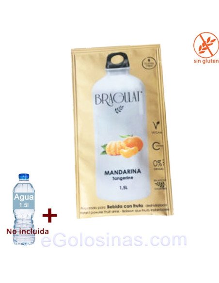 SOBRES MANDARINA BEBIDA SOLUBLE 15uds BRAGULAT