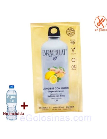 SOBRES JENGIBRE LIMON BEBIDA SOLUBLE 15uds BRAGULAT
