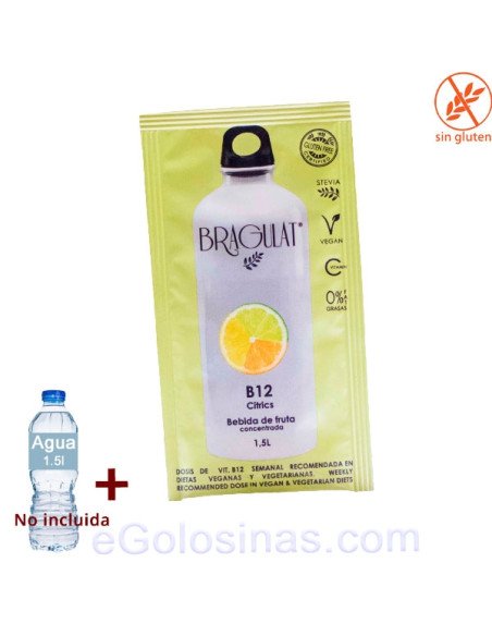 SOBRES VITAMINA B12 CITRICOS BEBIDA SOLUBLE 15uds BRAGULAT