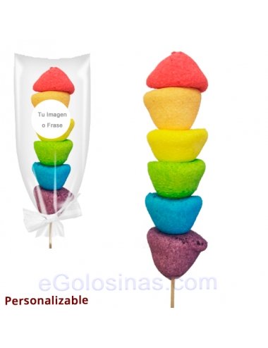 BROCHETA COLORES personalizada 1ud