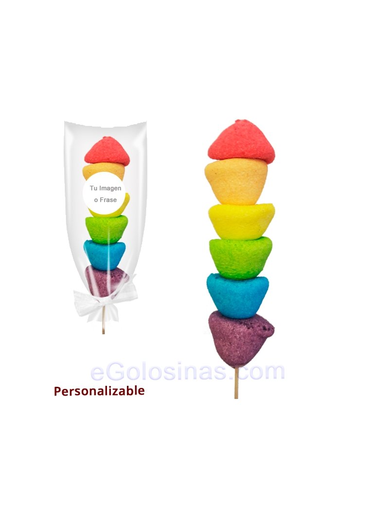 BROCHETA COLORES personalizada 1ud