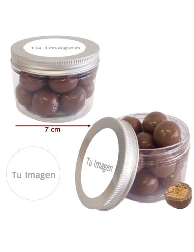 TARRO CHOCOBOLAS 80GR PERSONALIZADAS LOGO