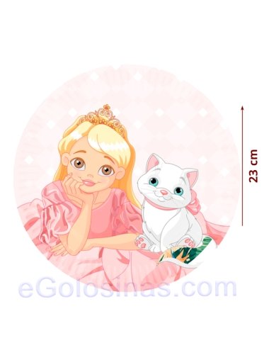 PLATOS PRINCESA 23cm 8uds