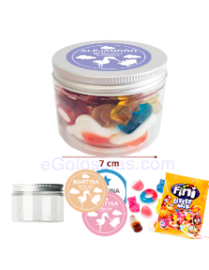 TARRO MINI CHUCHES BRILLO BAUTIZO personalizada