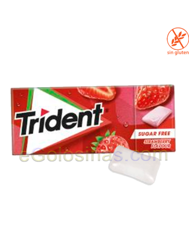 TRIDENT GRAGEA FRUIT FRESA 24uds