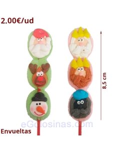 BROCHETAS 10 Papa Noel + 10 Reyes Magos