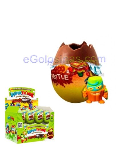 HUEVO CHOCOLATE SUPERZINGS 24uds