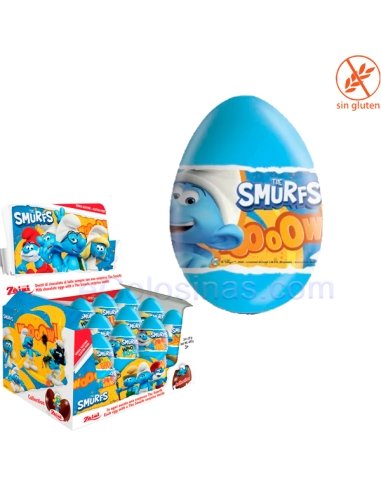 HUEVO CHOCOLATE PITUFOS 24uds ZAINI