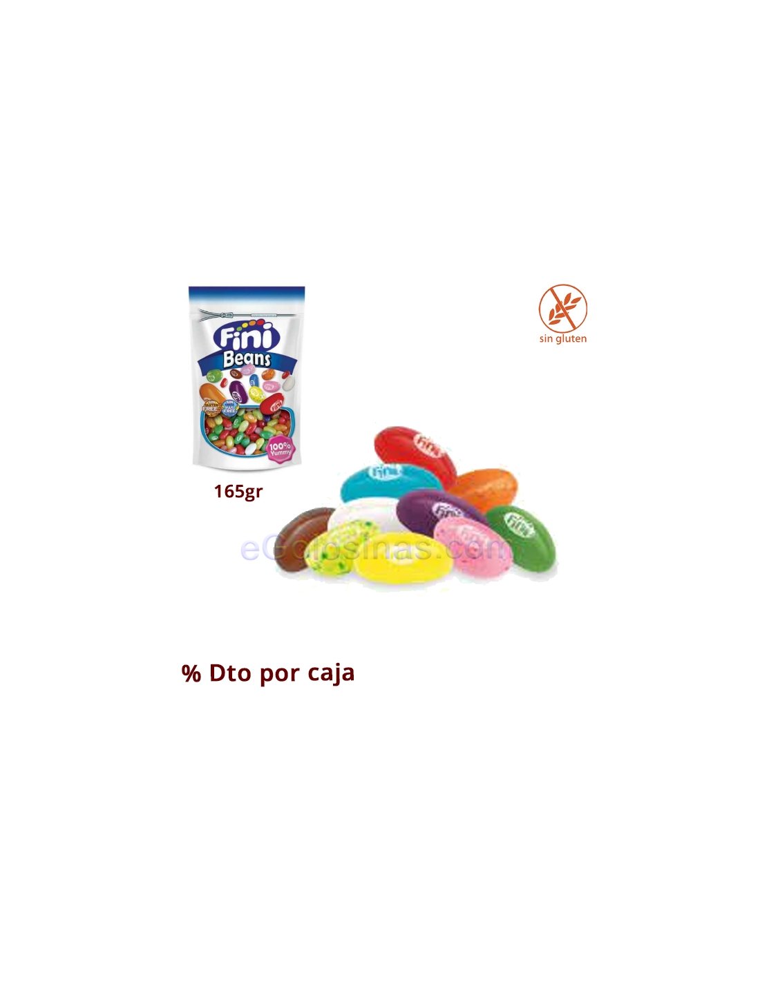 dollypack jelly beans 165gr fini golosinas para comprar online
