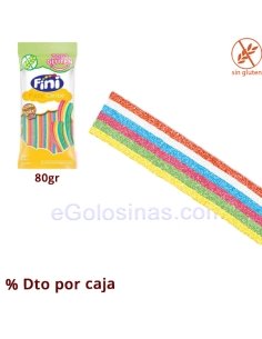 LENGUAS FIZZY CARIBE 80gr ZERO GLUTEN Fini Golosinas