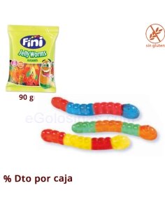 Gusanos Brillo 90gr FINI GOLOSINAS