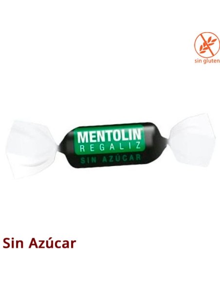 Caramelo Mentolin Regaliz  sin azúcar 1Kg