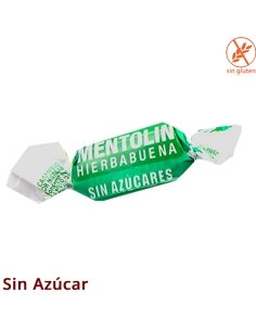 Caramelos Mentolin Hierbabuena sin azúcar 1Kg