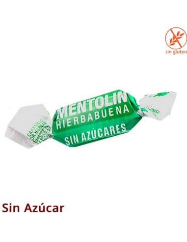 Caramelos Mentolin Hierbabuena sin azúcar 1Kg