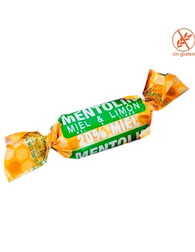 Caramelos Mentolin Miel 20% y Limón con azúcar 1Kg