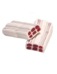 Regaliz chuches Ladrillos Blancos Rellenos Fresa 250uds Vidal Golosinas