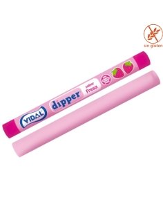 Caramelos Dippers Fresa barra 200uds Vidal