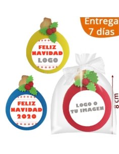 Galletas Bolas De Navidad Personalizadas